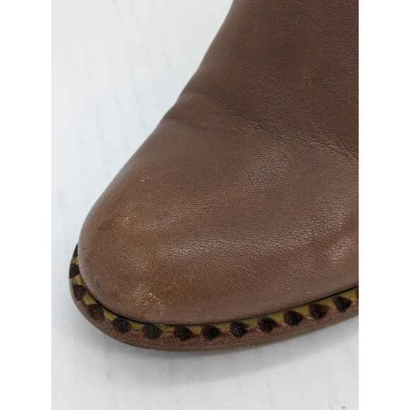 Marc by Marc Jacobs Leather Ankle Booties Women Size 8 US Chunky Heel Minimalist - Picture 4 of 13